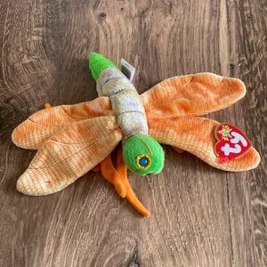 3 FOR $25: Authentic TY Beanie Babies Glow the Lightning Bug, 2000. NWT